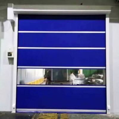 1.2ملم PVC ستارة الباب السريع مع رياح قوية - بار